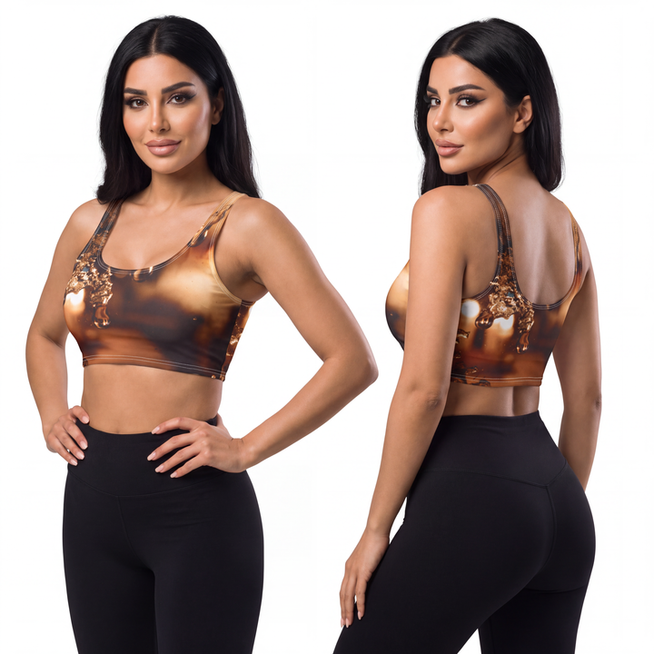 Sports Bra - Golden Radiance