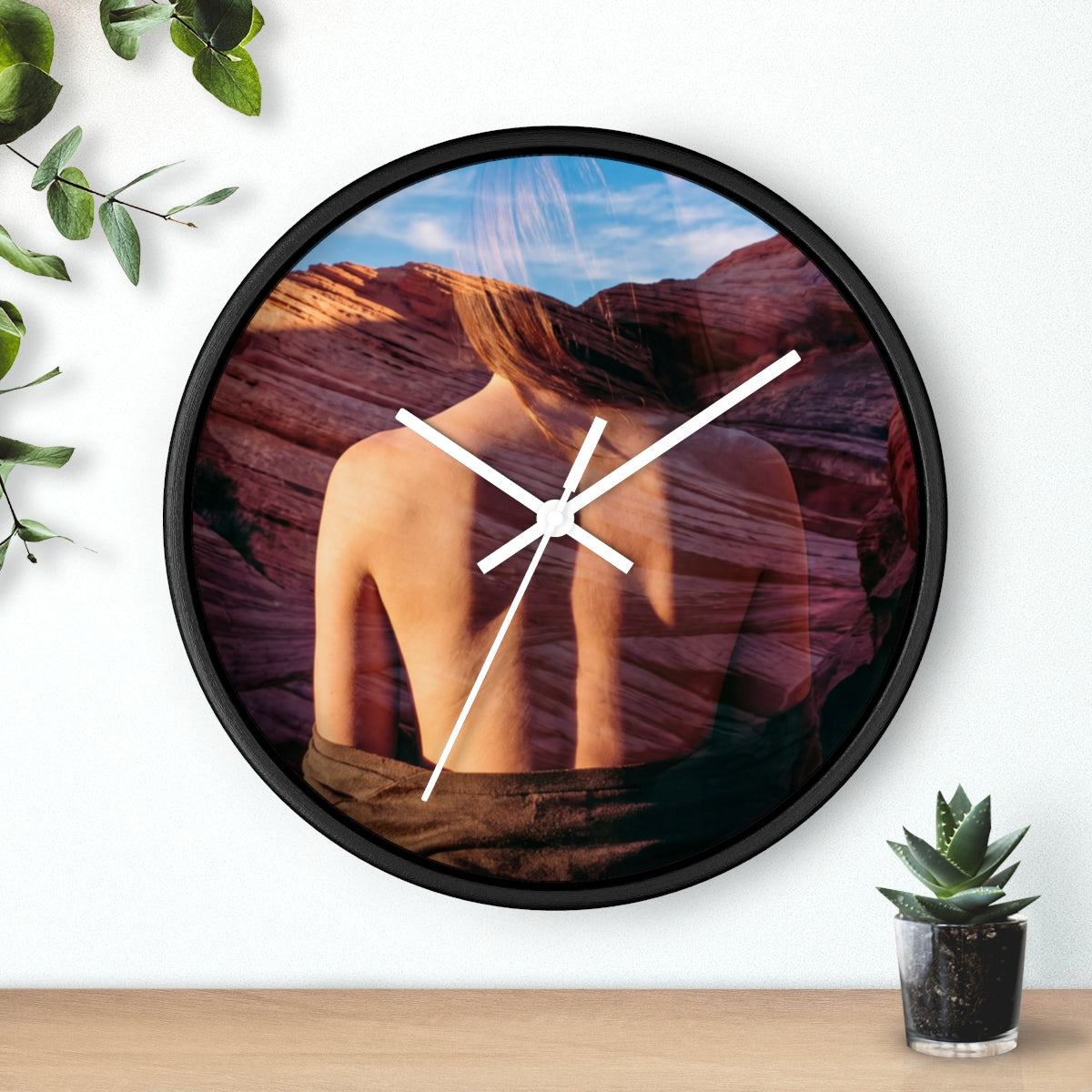 Wall Clock - Canyon Mirage | Echovira Gallery
