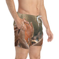 Swim Trunks - Golden Rays of Unity Wall Art | Echovira...