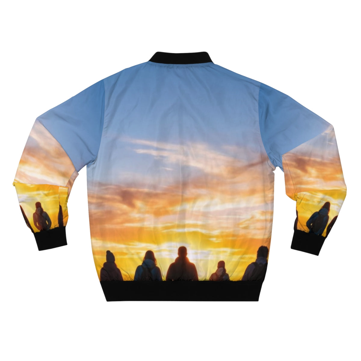 Men's Bomber Jacket - Sunset Trail | Echovira Gallery