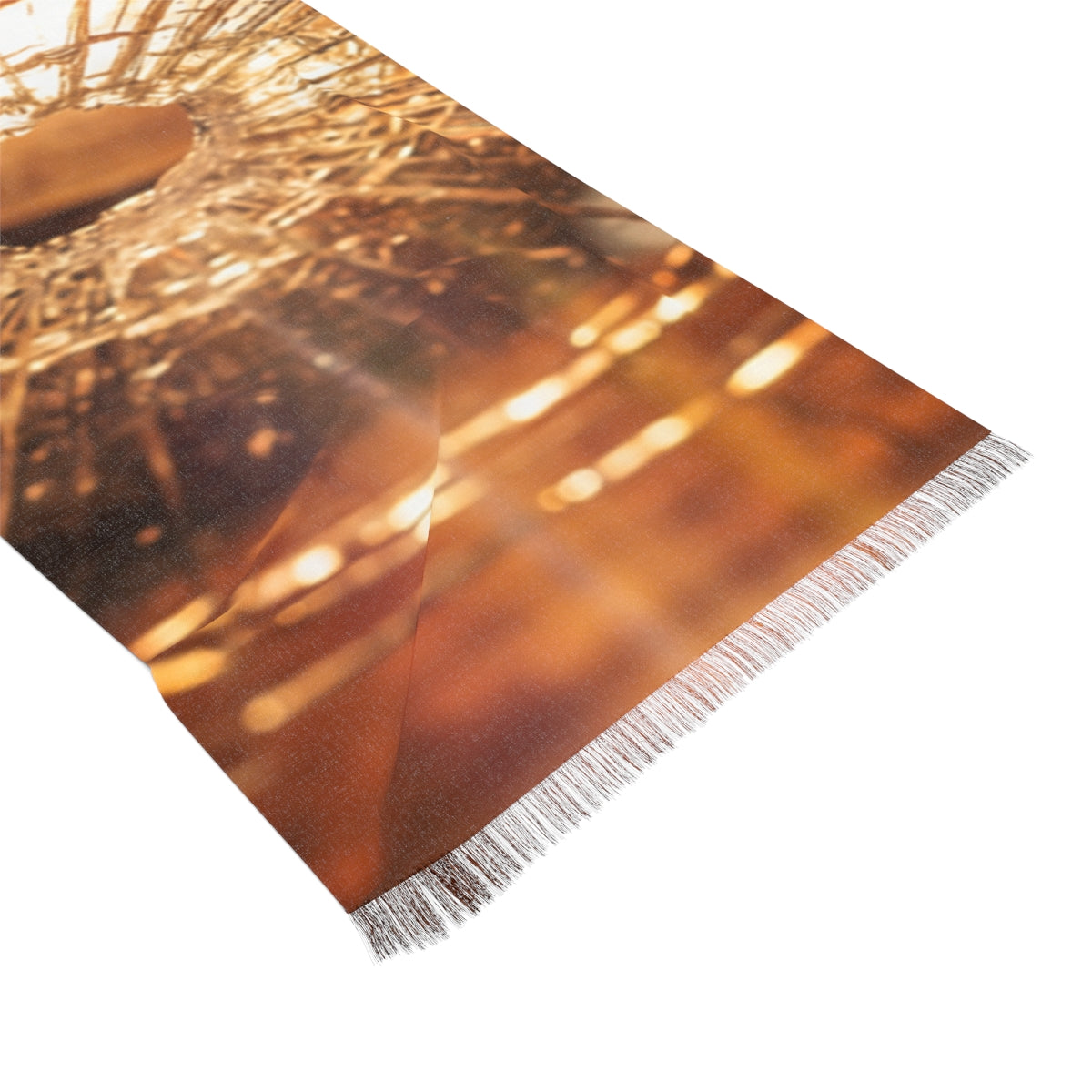 Light Scarf - Moody Amber Glow