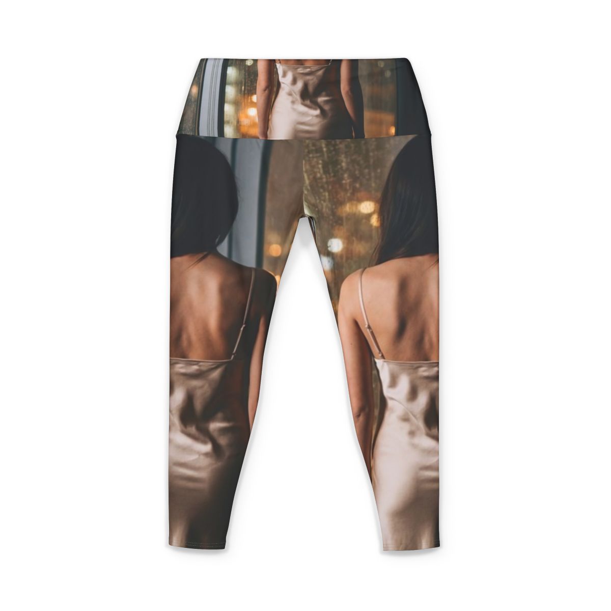 Women's Yoga Pants - Rainscape Silhouette | Echovira Gallery