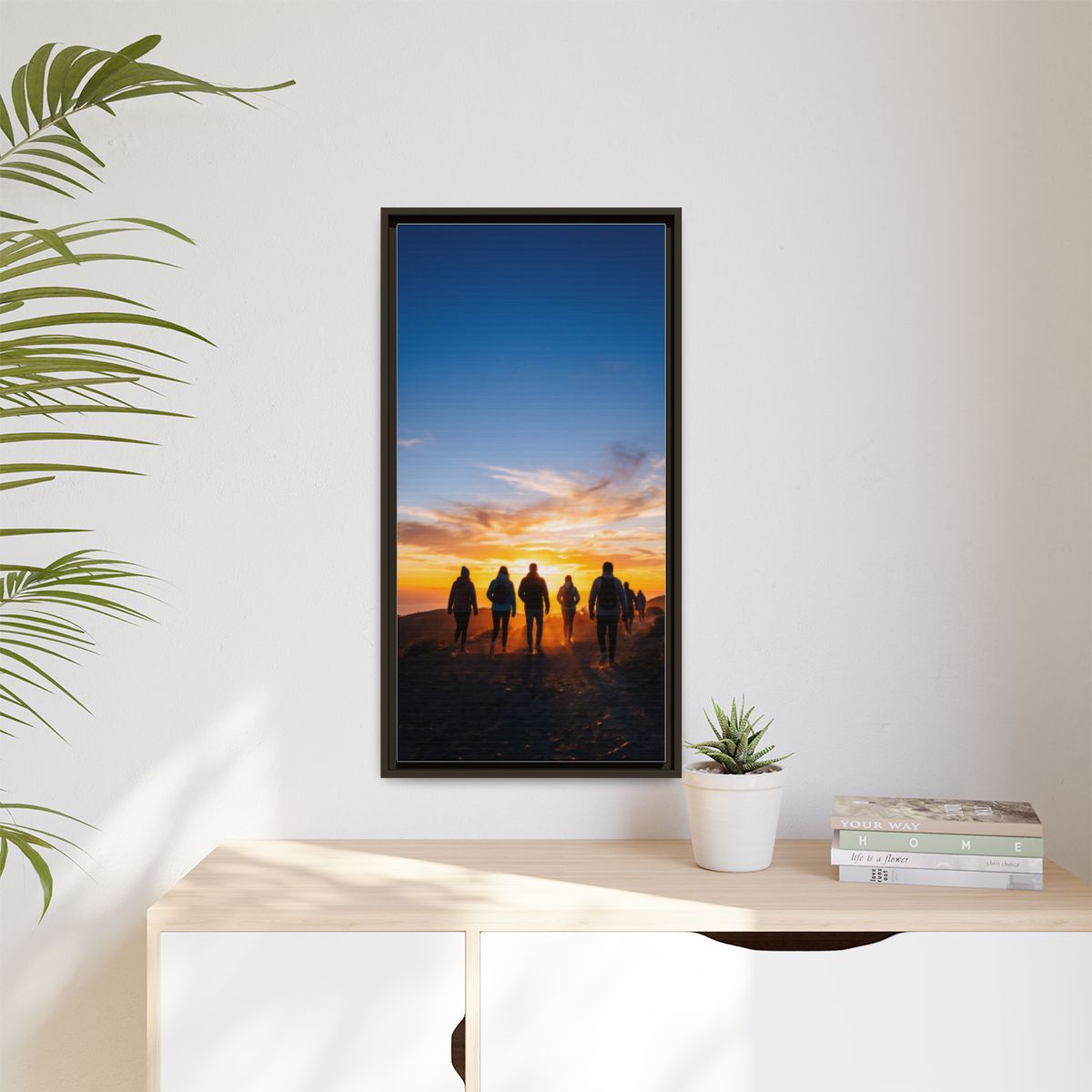 Matte Canvas, Framed - Epic Dawn Trek