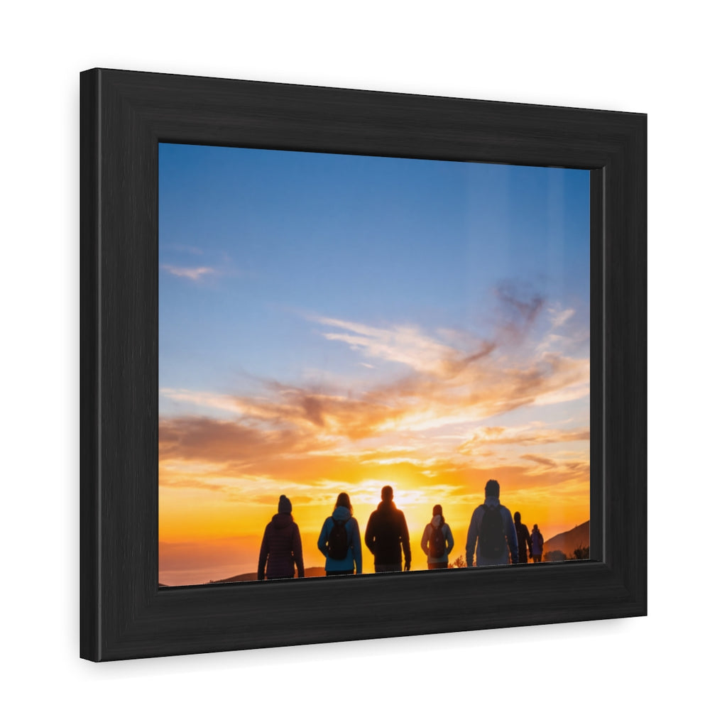 Framed Poster - Sunset Silhouette