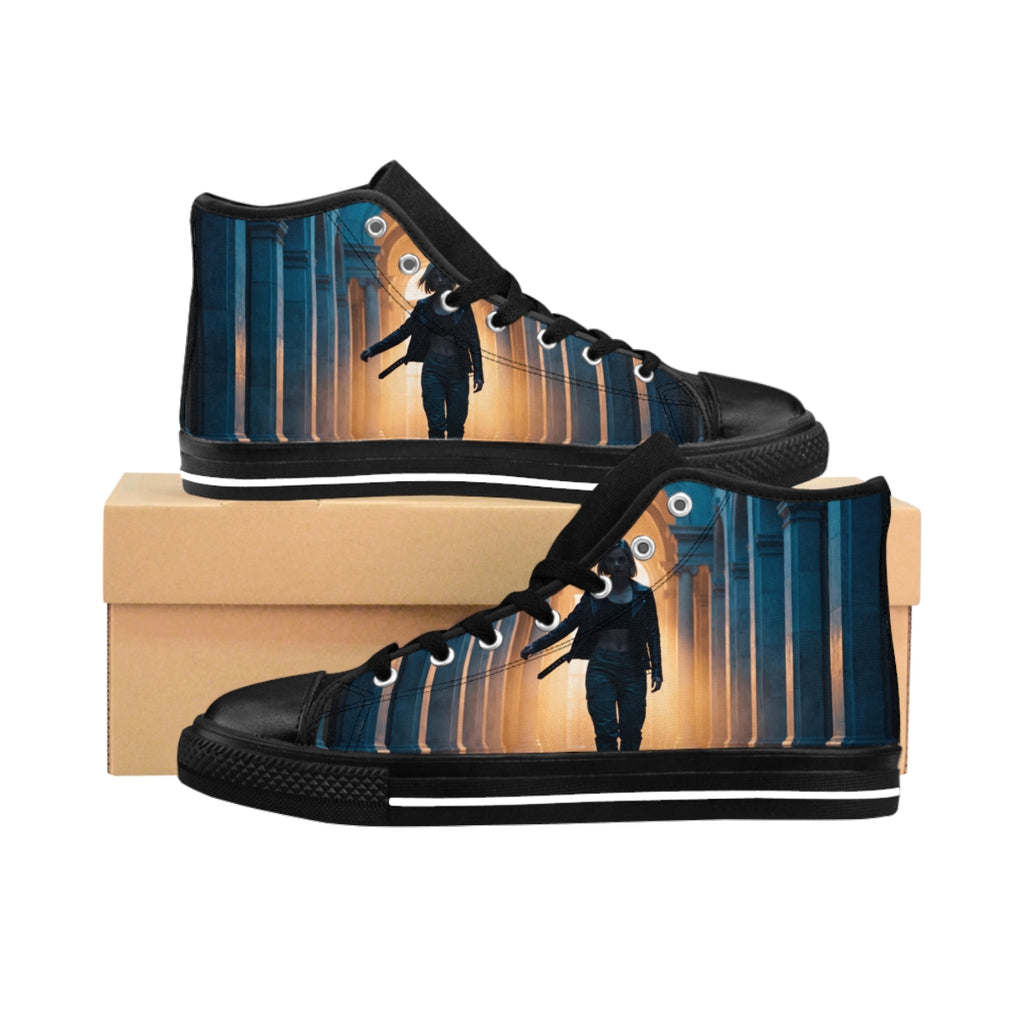 Women's Classic Sneakers Neo-Noir Art
