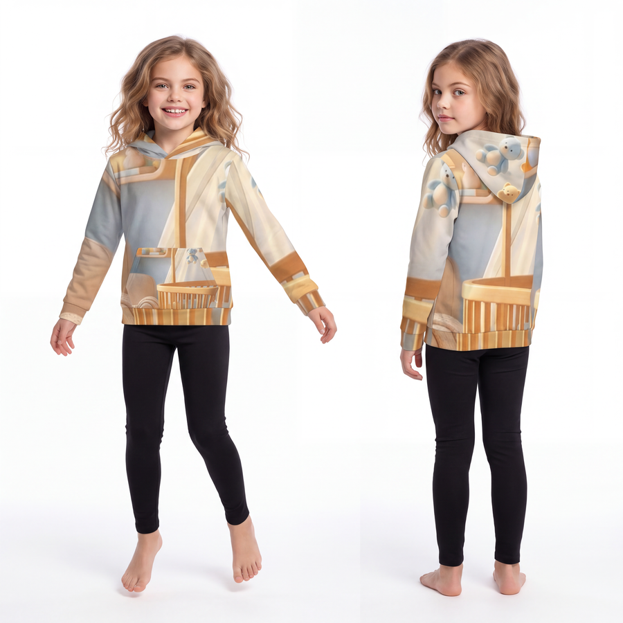Children's Hoodie - Dreamy Serene Nursery Art