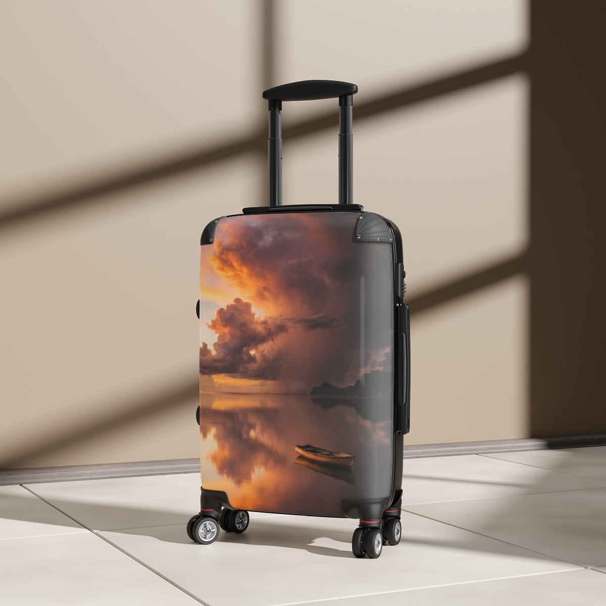 Suitcase - Golden Horizon Travel Case | Echovira Gallery