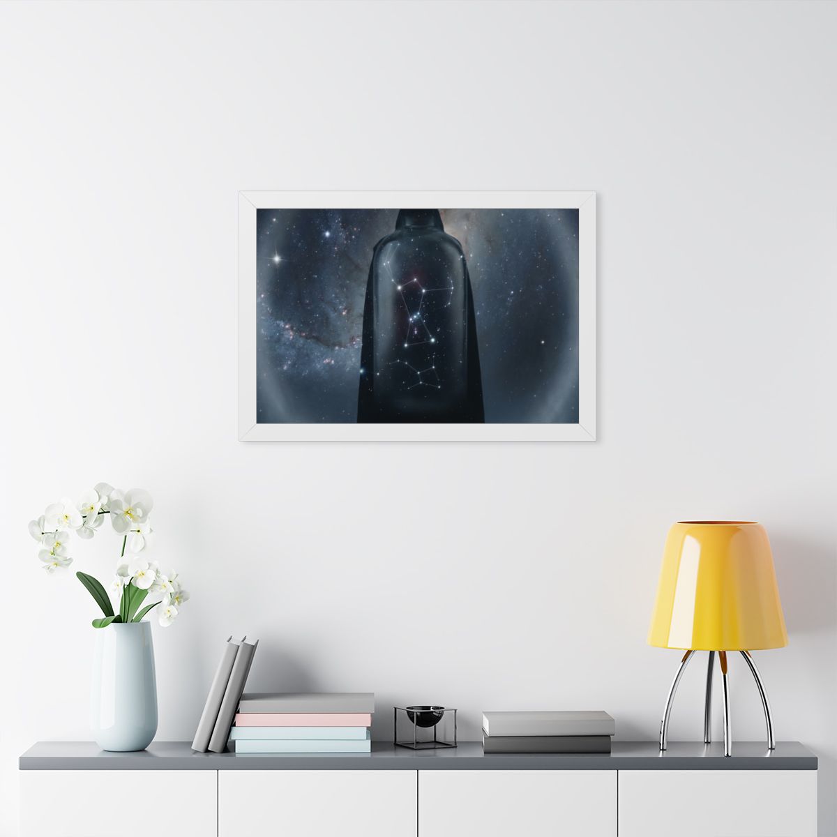 Framed Horizontal Orion Constellation Poster