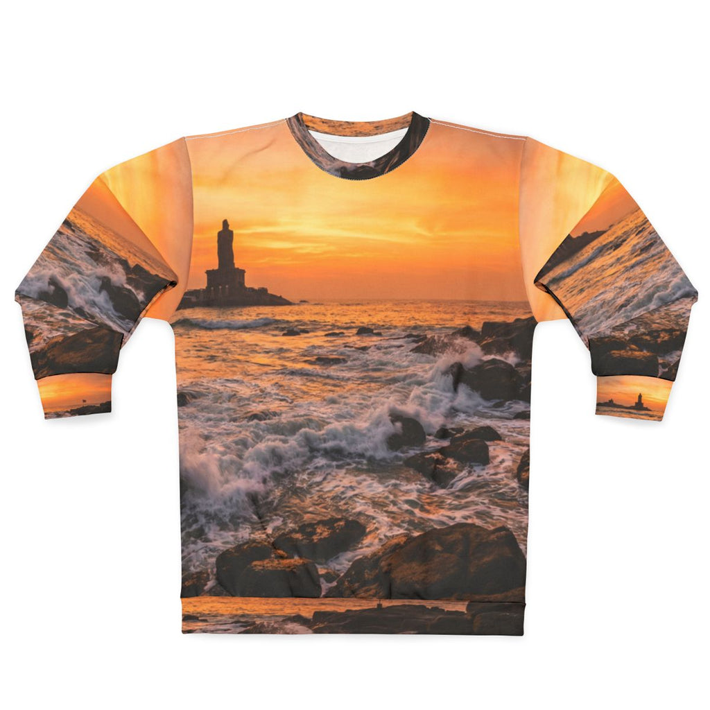 Unisex Sweatshirt - Golden Coastal Horizon