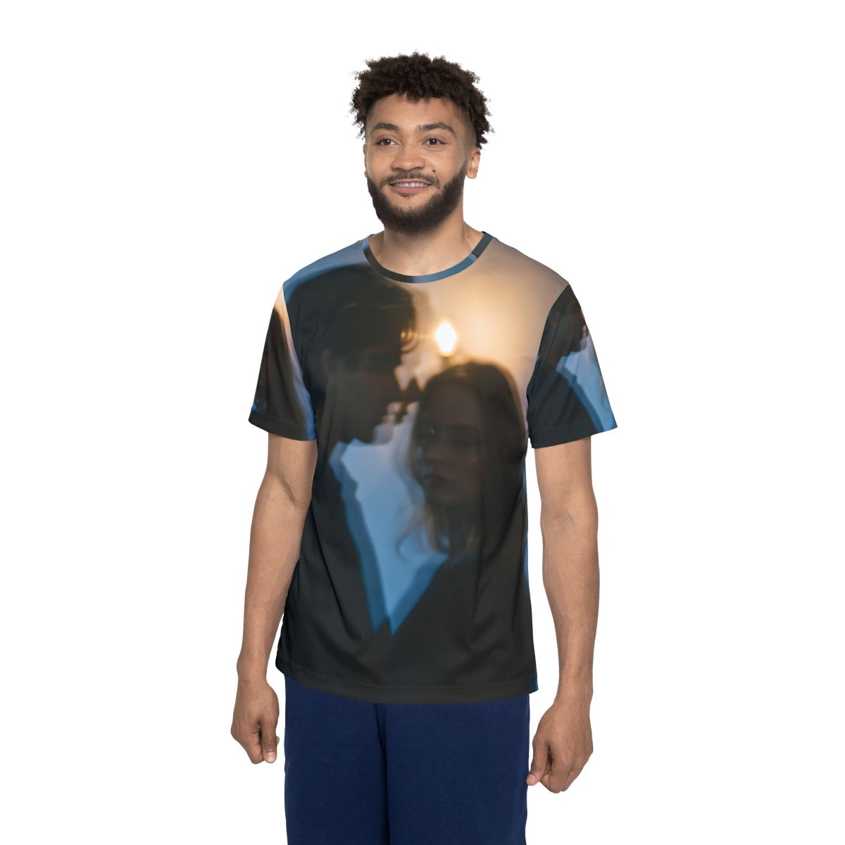 Midnight Reflections Men's Jersey - Moody Sports Tee |...