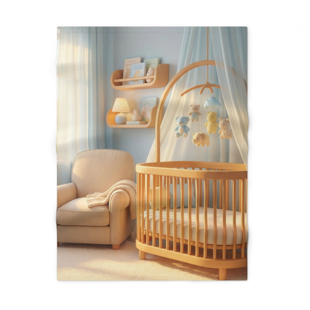 Soft Fleece Baby Blanket - Gentle Scandi Snuggles