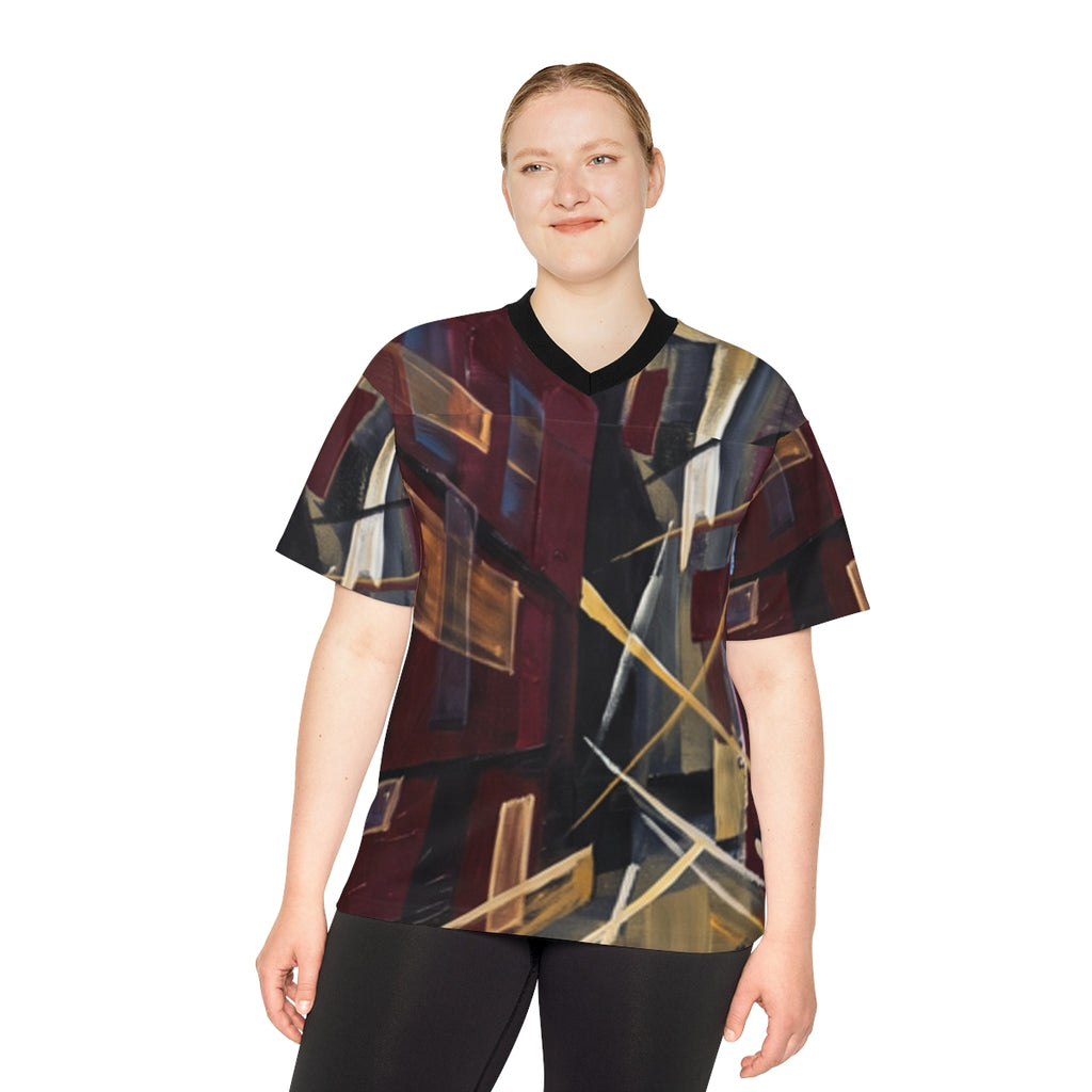 Unisex Football Jersey - Urban Speed | Echovira Gallery