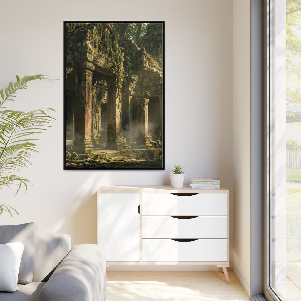 Matte Canvas Framed - Ancient Sanctuary (8×10, 9×12, 11×14...