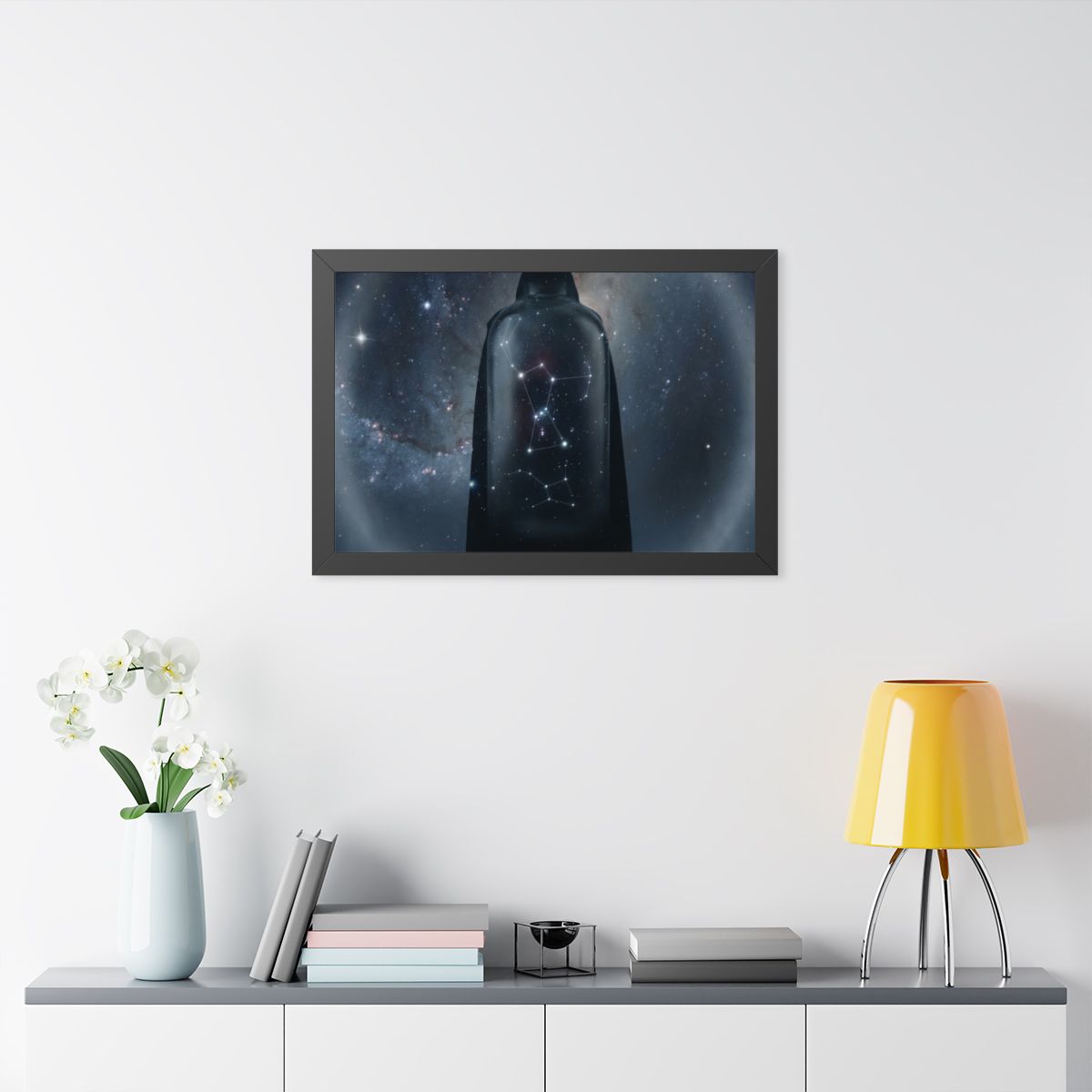 Framed Horizontal Poster Orion Constellation Art