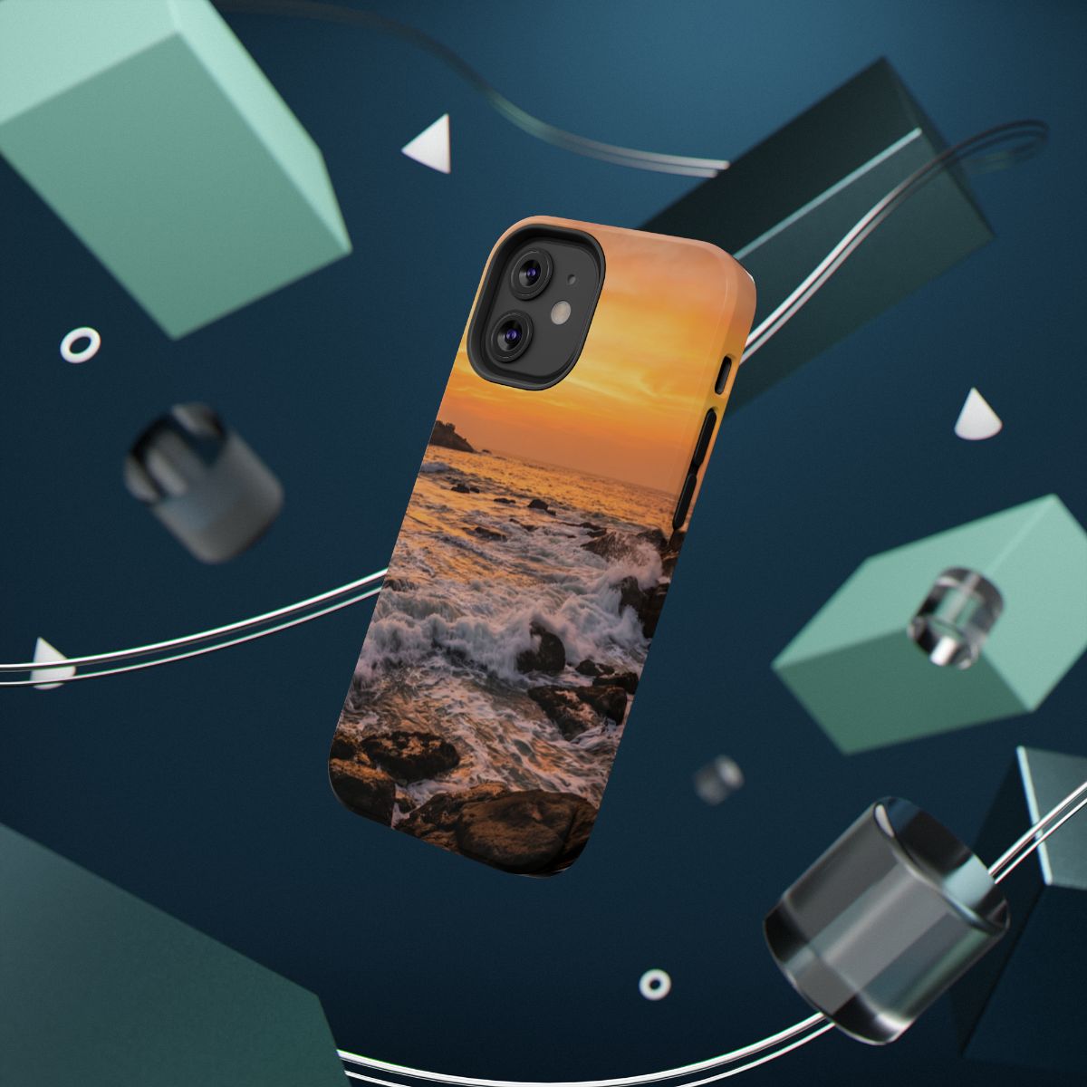 Impact-Resistant Cases - Phone Case - Sunrise Coastal Art— sizes part 1/2
