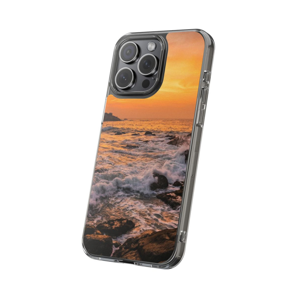 Clear Impact-Resistant Cases - Clear Phone Case - Golden...