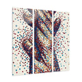 Acrylic Prints - Interlocking Hands Pointillist Art —... |...