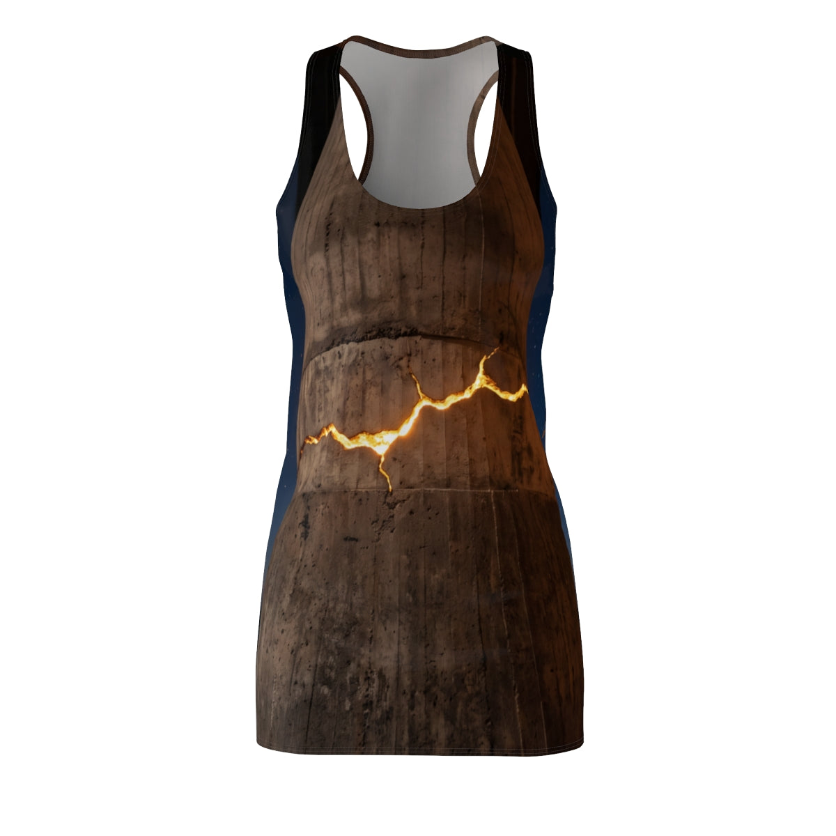 Women's Cut & Sew Racerback Dress - Golden Fissure |...