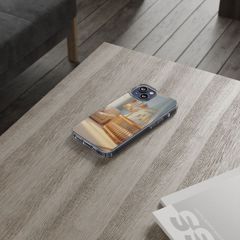 Clear Impact-Resistant Cases - Soft Blue Clear Phone Case...