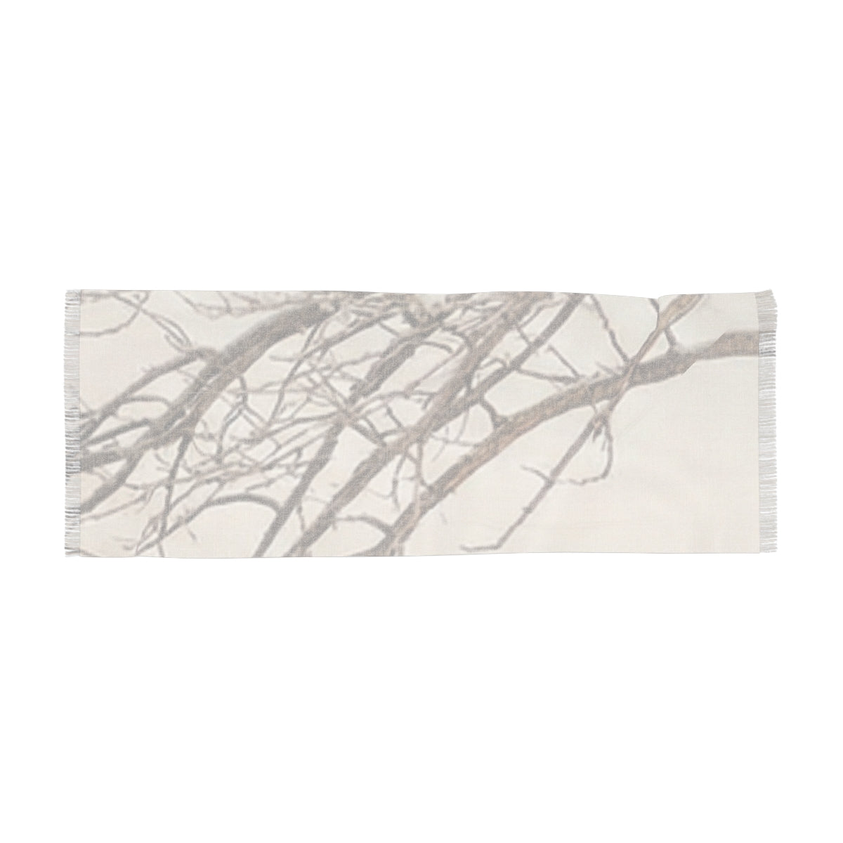 Light Scarf - Serene Winter Horizon
