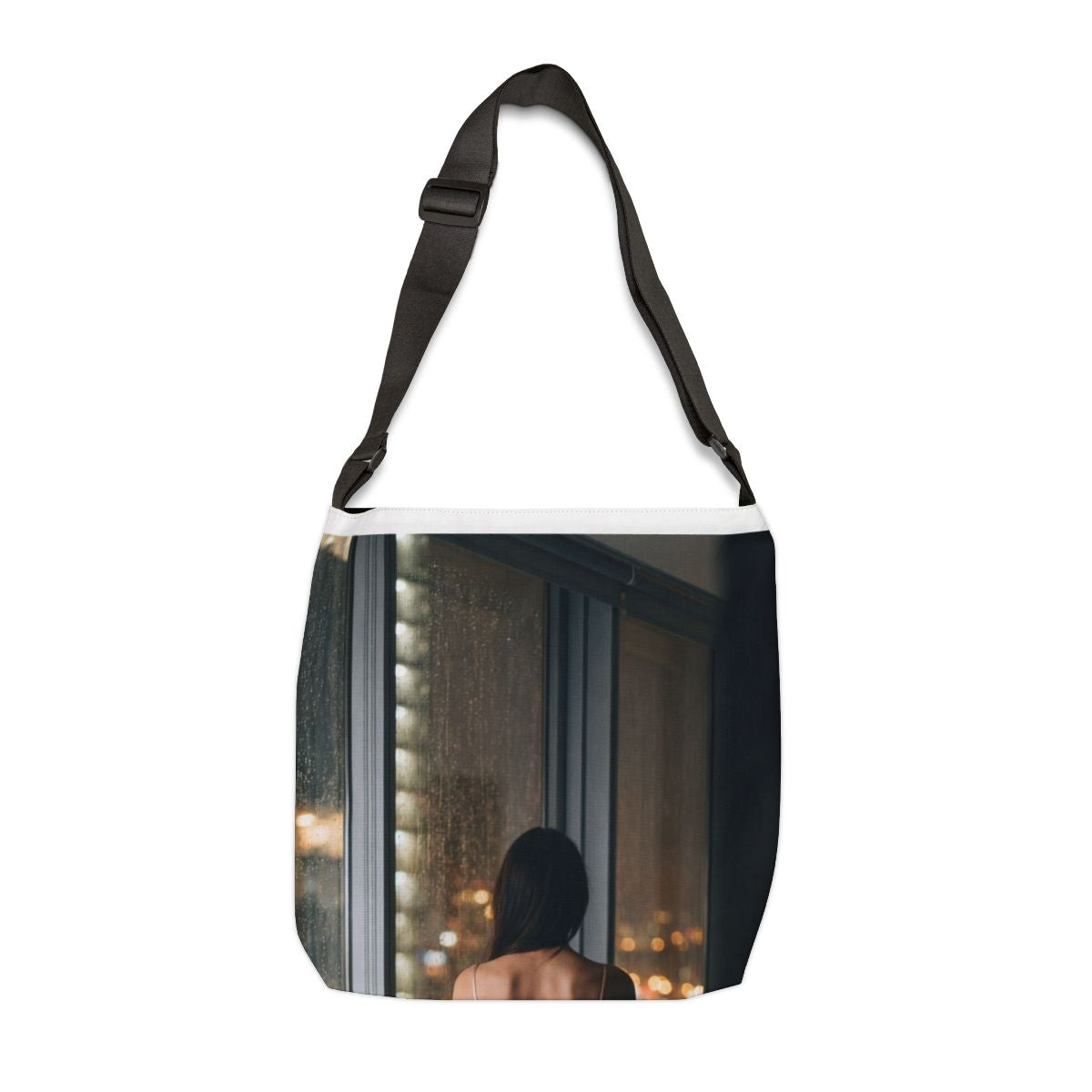 Adjustable Tote Bag - Cinematic Rain