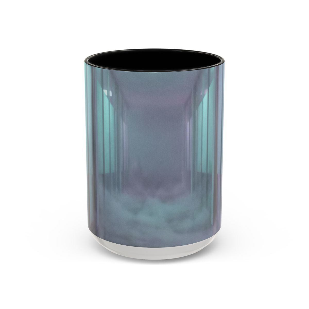 Accent Coffee Mug - Liminal Mist Wrap | Echovira Gallery