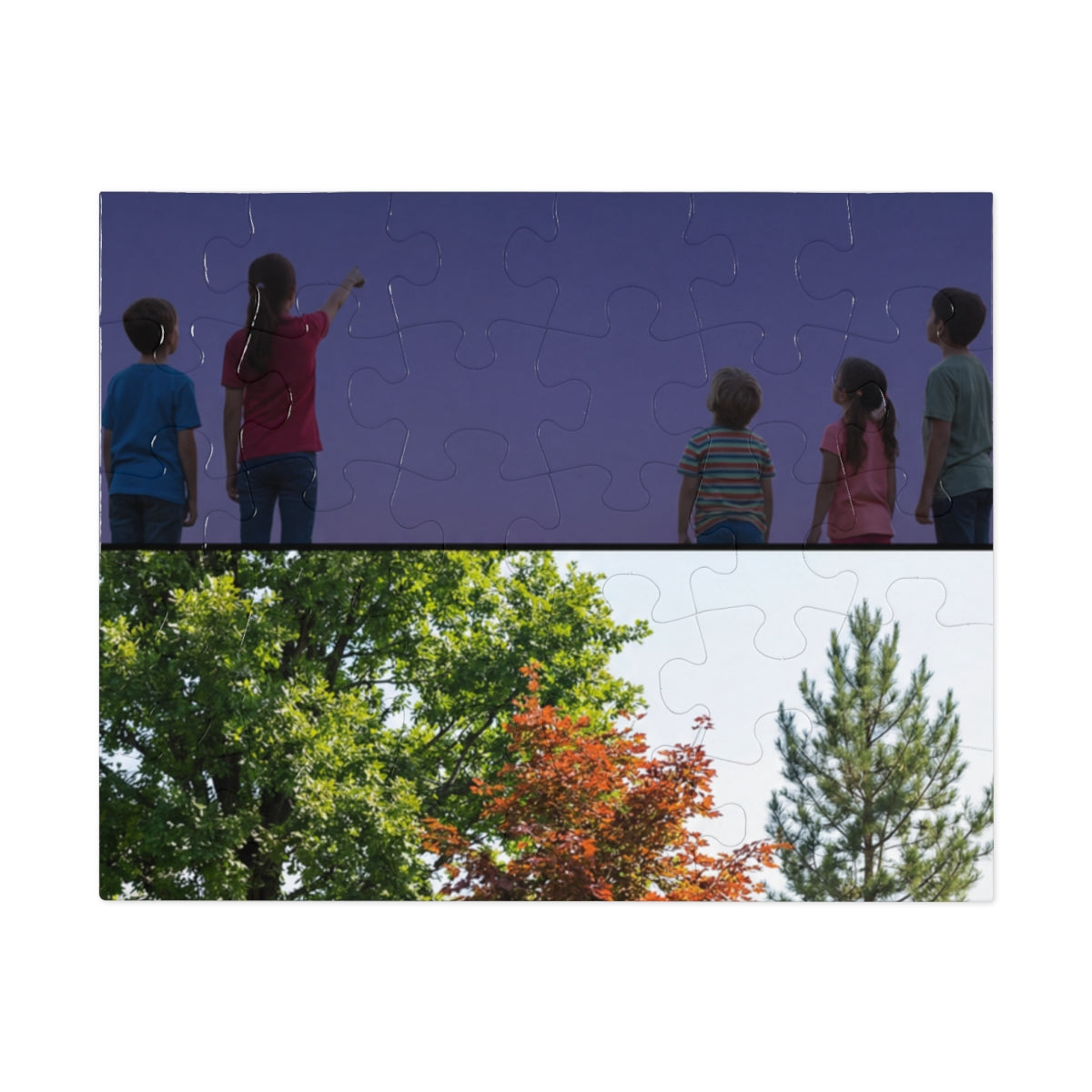 Jigsaw Puzzle with Tin - Starry Forest Magic