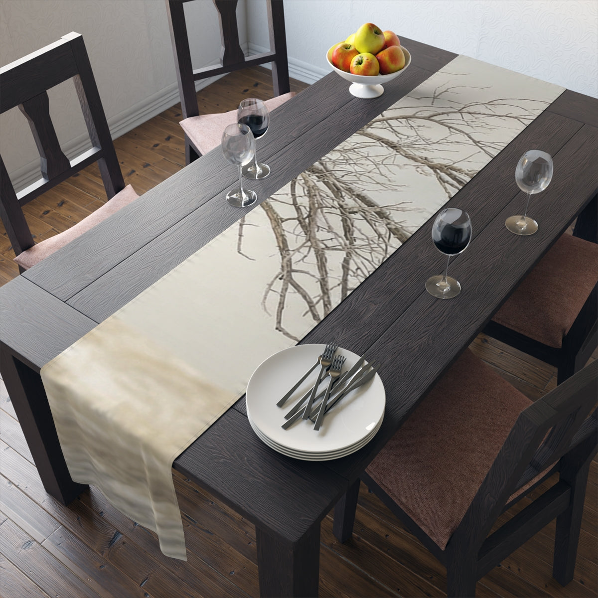 Table Runner - Serene Minimalist Art