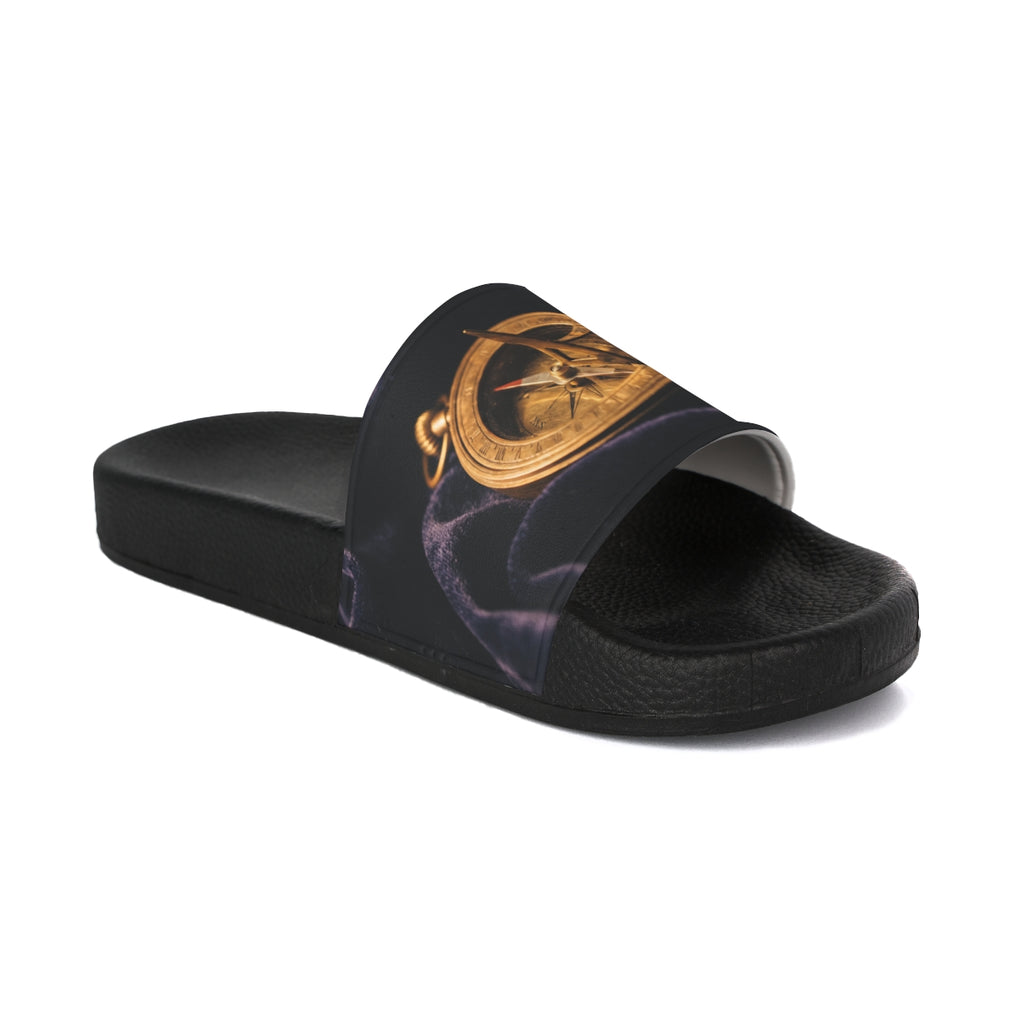 Women's Slide Sandals Vintage Brass Sundial