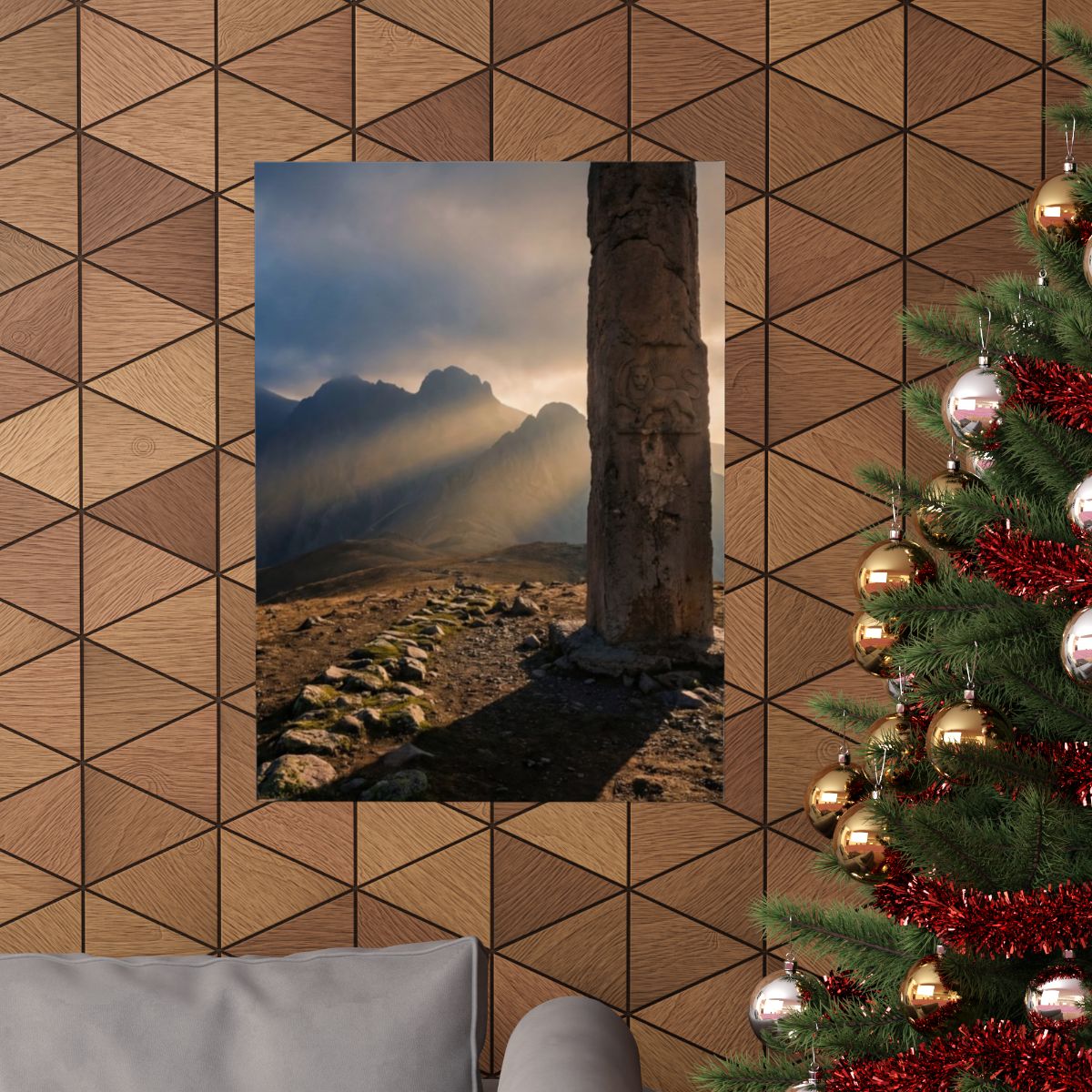Matte Vertical Posters - Mystic Monolith Ancient Persian......