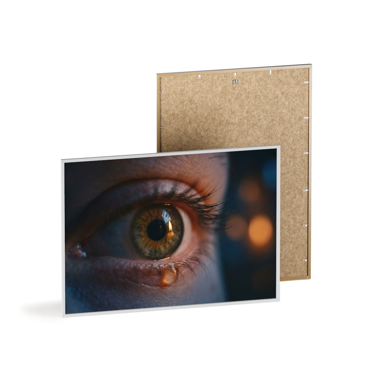 Poster mit Holzrahmen – Eye Art