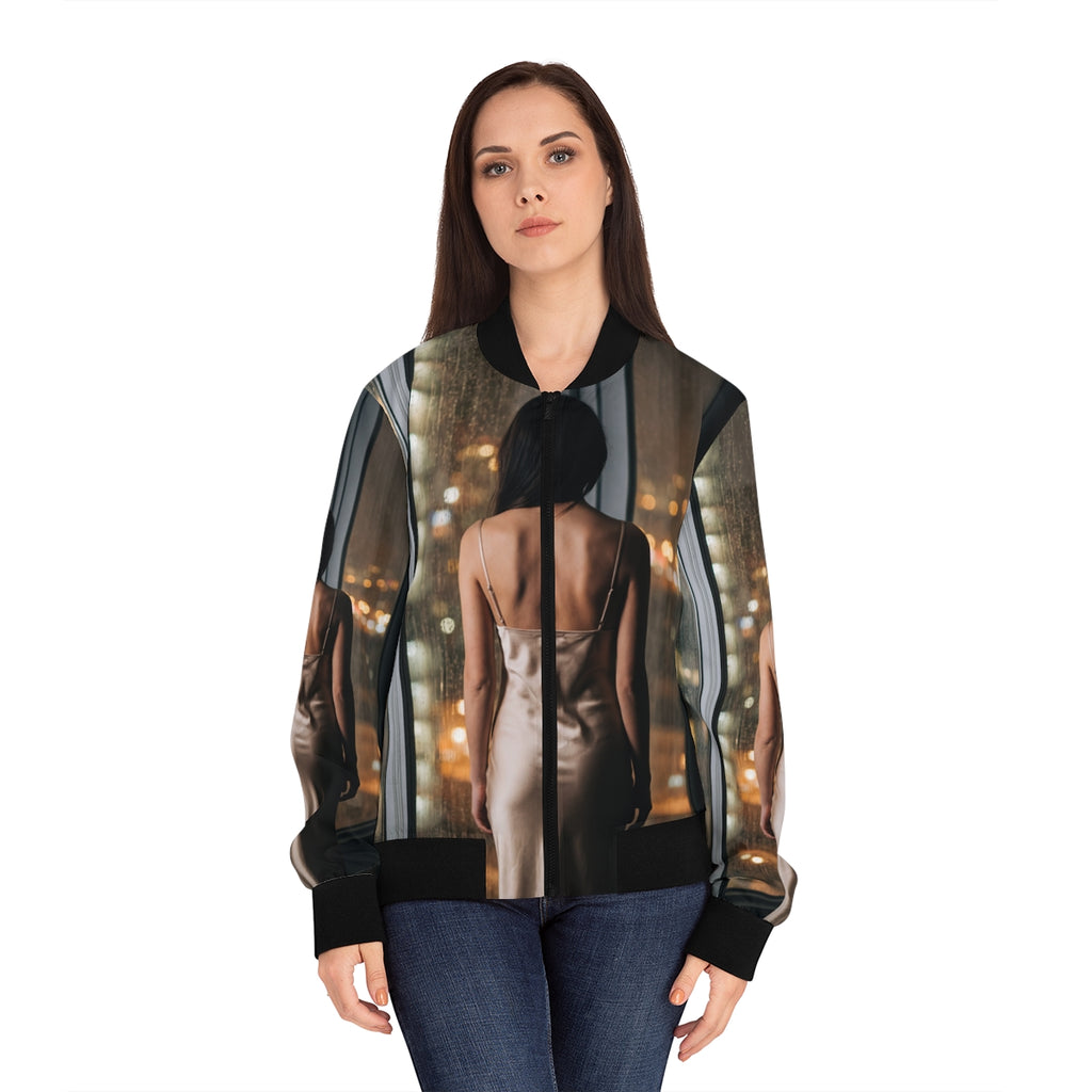 Women's Bomber Jacket - Cool Girl Mood