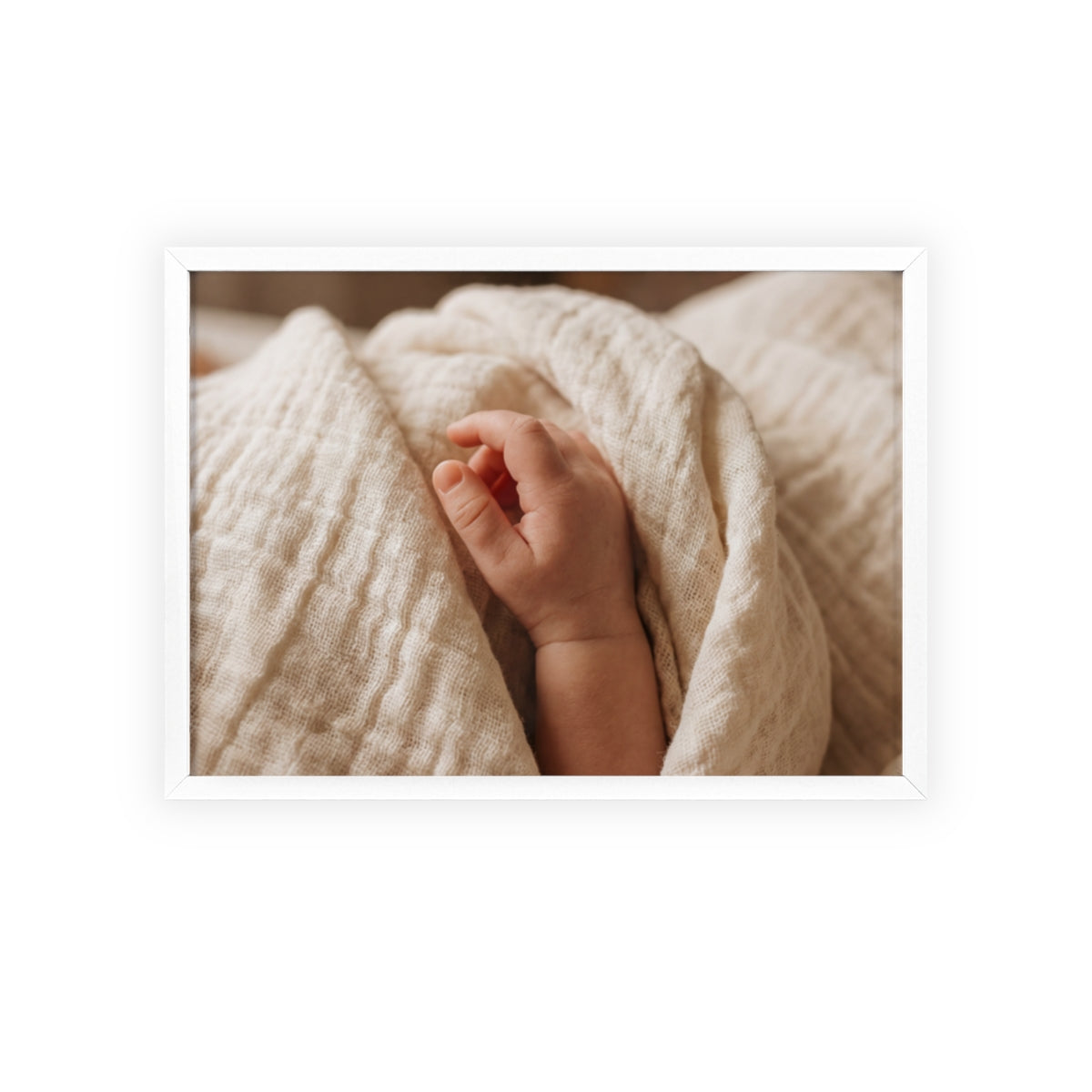 Posters with Wooden Frame - Soft Neutral Art