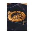 Vintage Brass Sundial Toddler Blanket