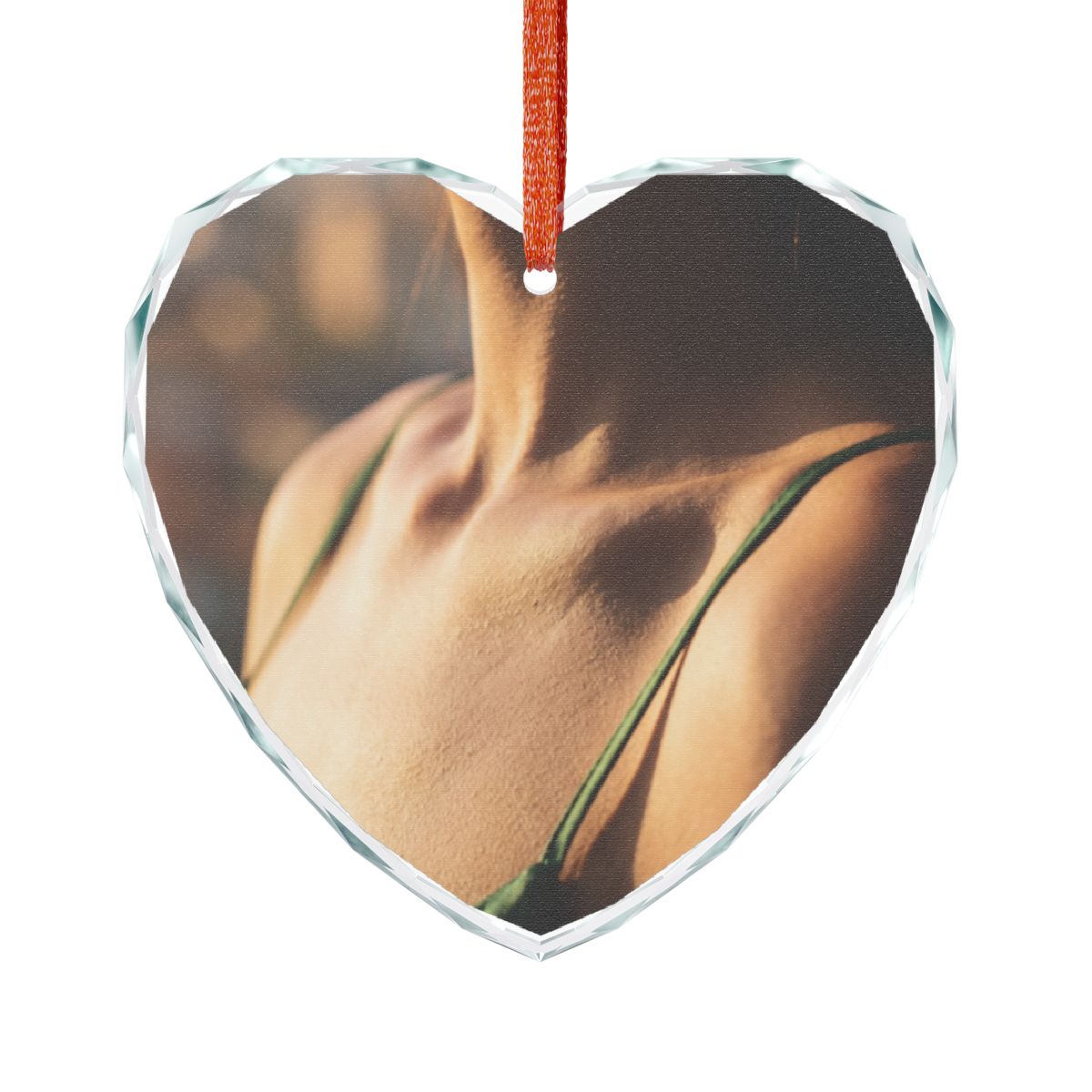 Crystal Glass Ornament - Golden Hour Solstice Warm... |...