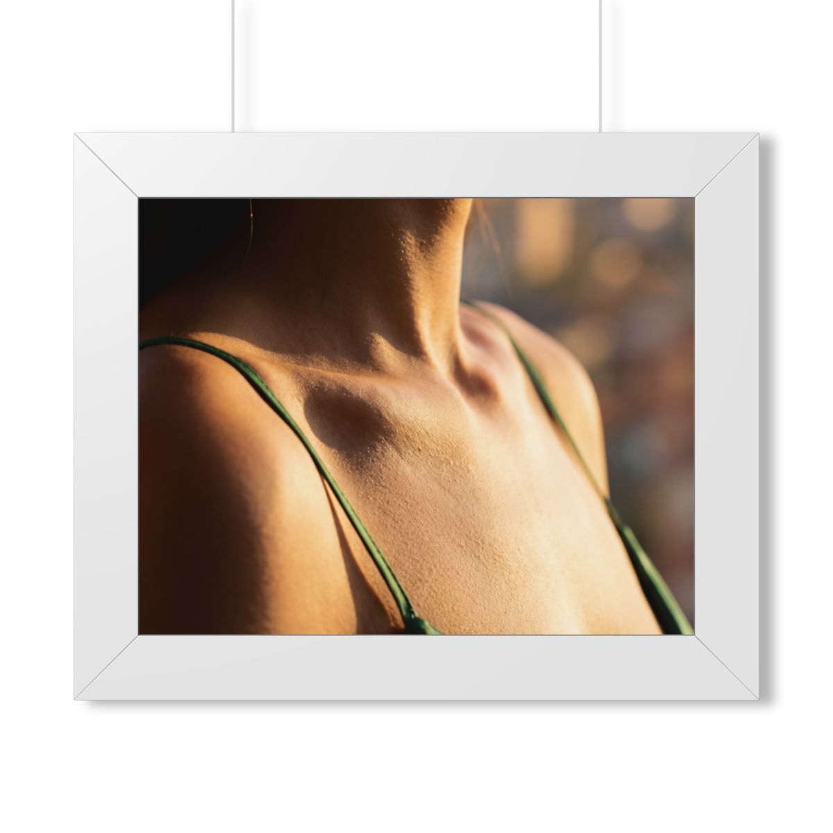 Framed Horizontal Poster - Golden Hour Glow - Minimalist......