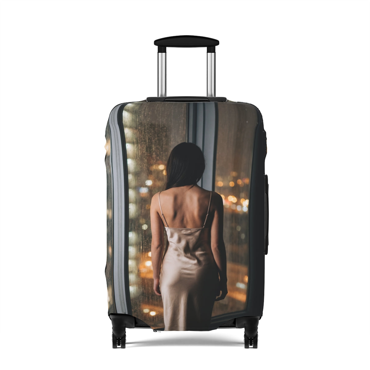 Luggage Cover - City Lights Glow