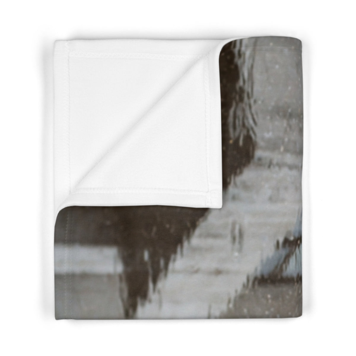 Soft Fleece Baby Blanket Urban Reflection Street Art