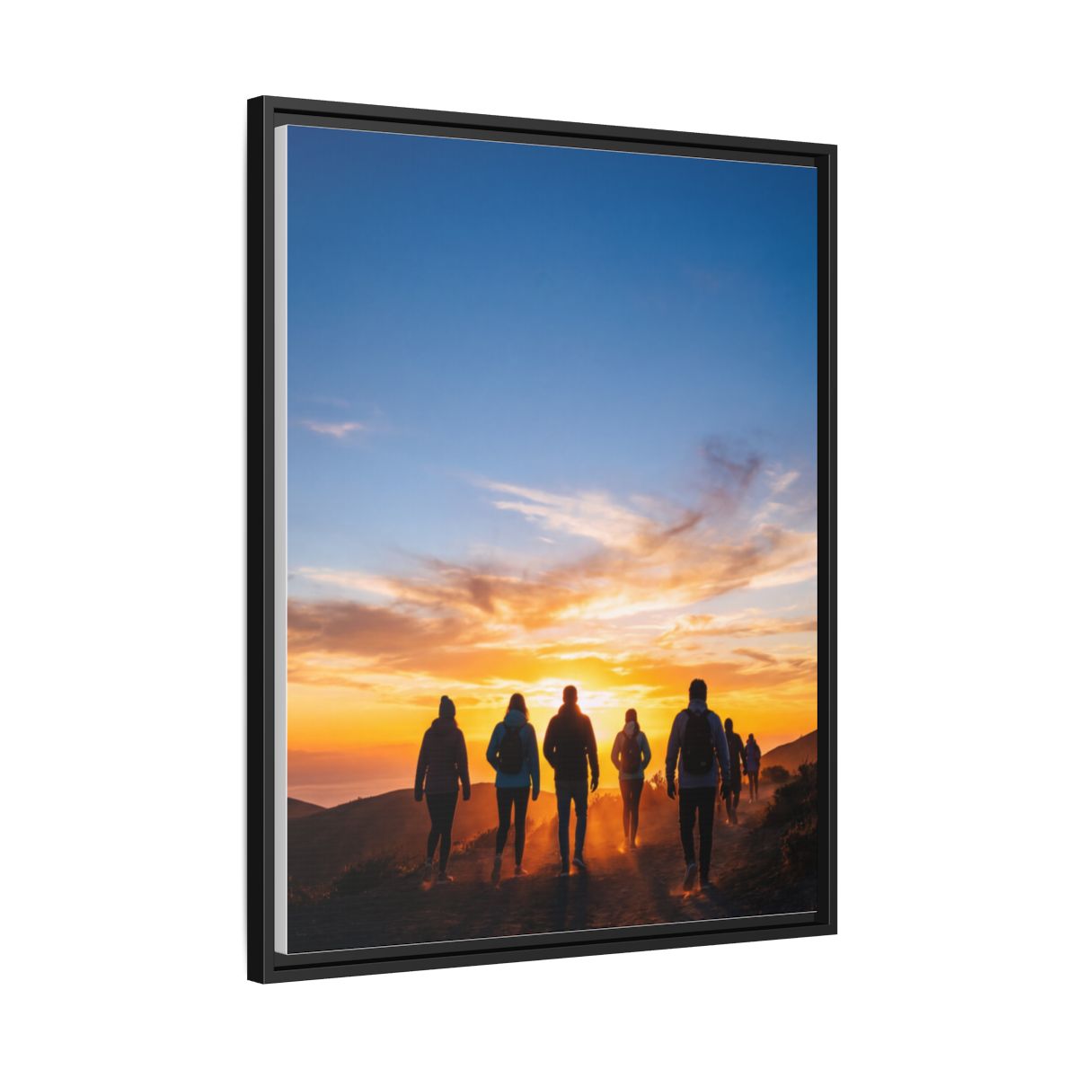 Matte Canvas, Framed - Epic Dawn Trek
