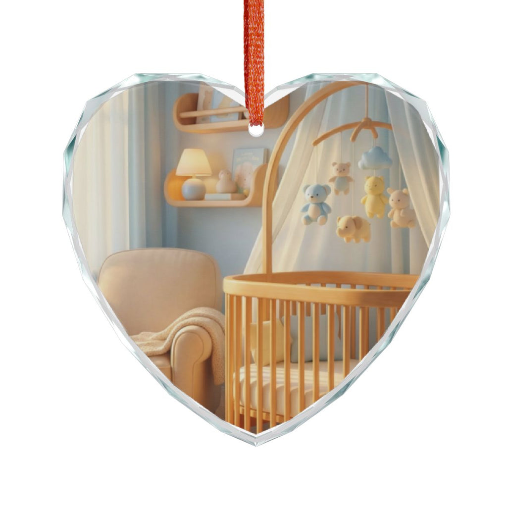 Tranquil Crystal Glass Ornament - Light