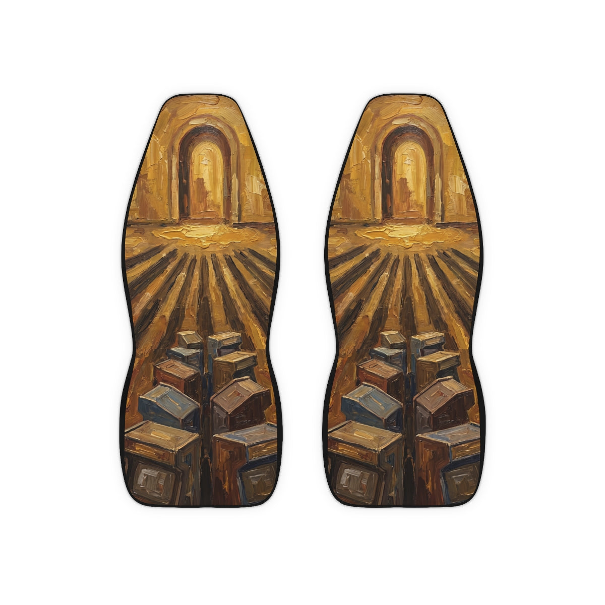 Car Seat Covers - Golden Arcade Cathedral | Echovira Gallery