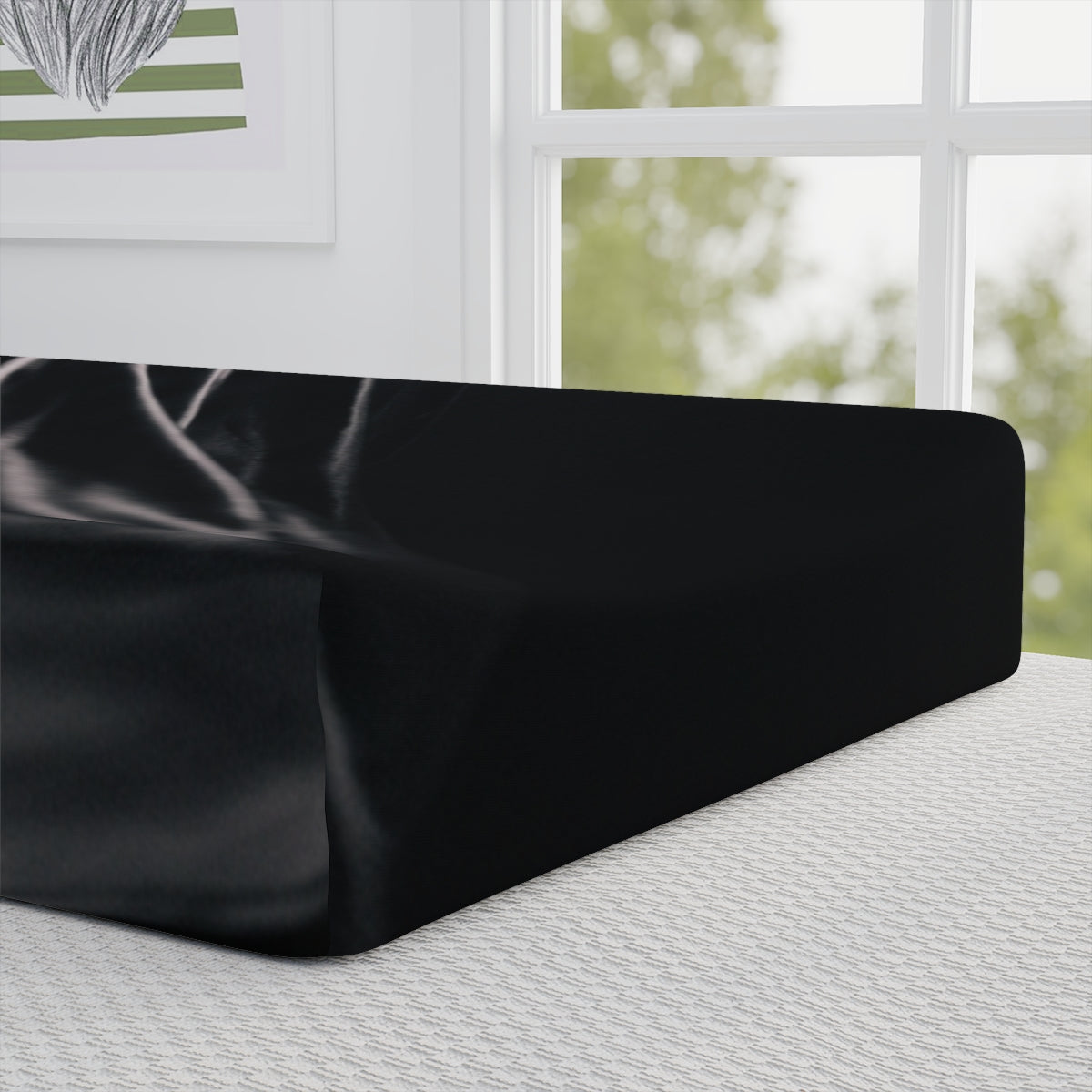 Ballet Noir Baby Changing Pad Cover