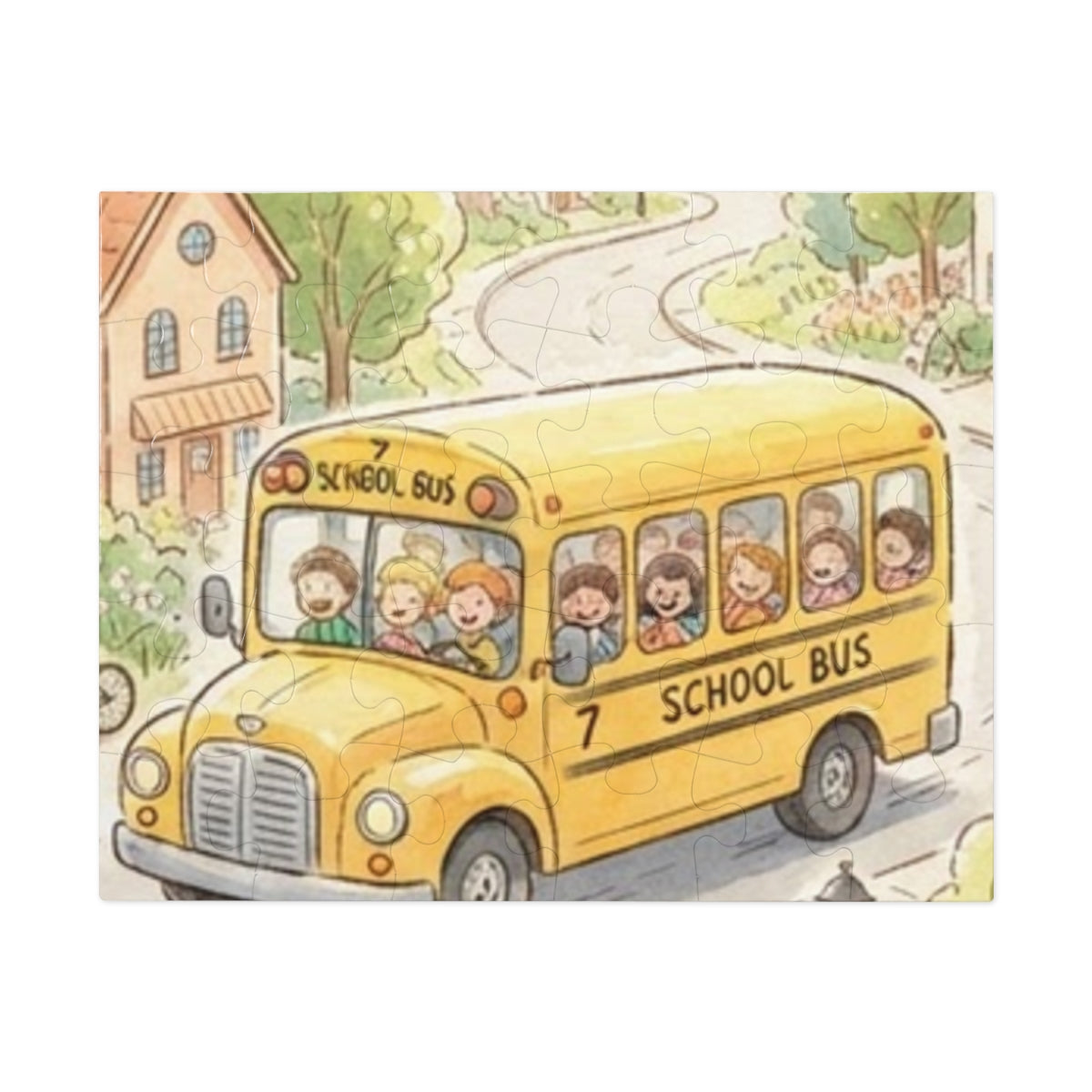 Jigsaw Puzzle with Tin - Storybook Village (30, 110, 252......