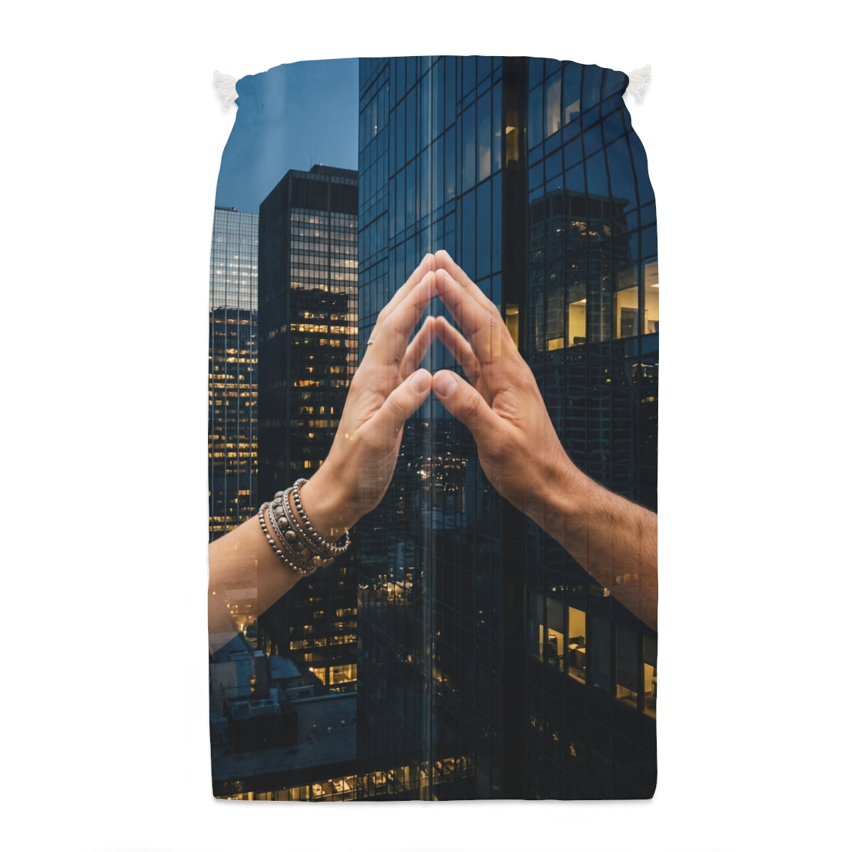 Sack - Twilight Metropolis Drawstring Sack | Echovira...
