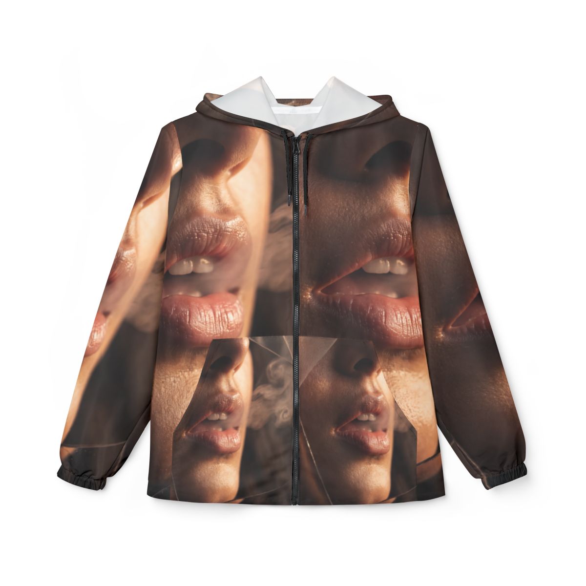 Windbreaker Jacket - Veiled Whispers | Echovira Gallery