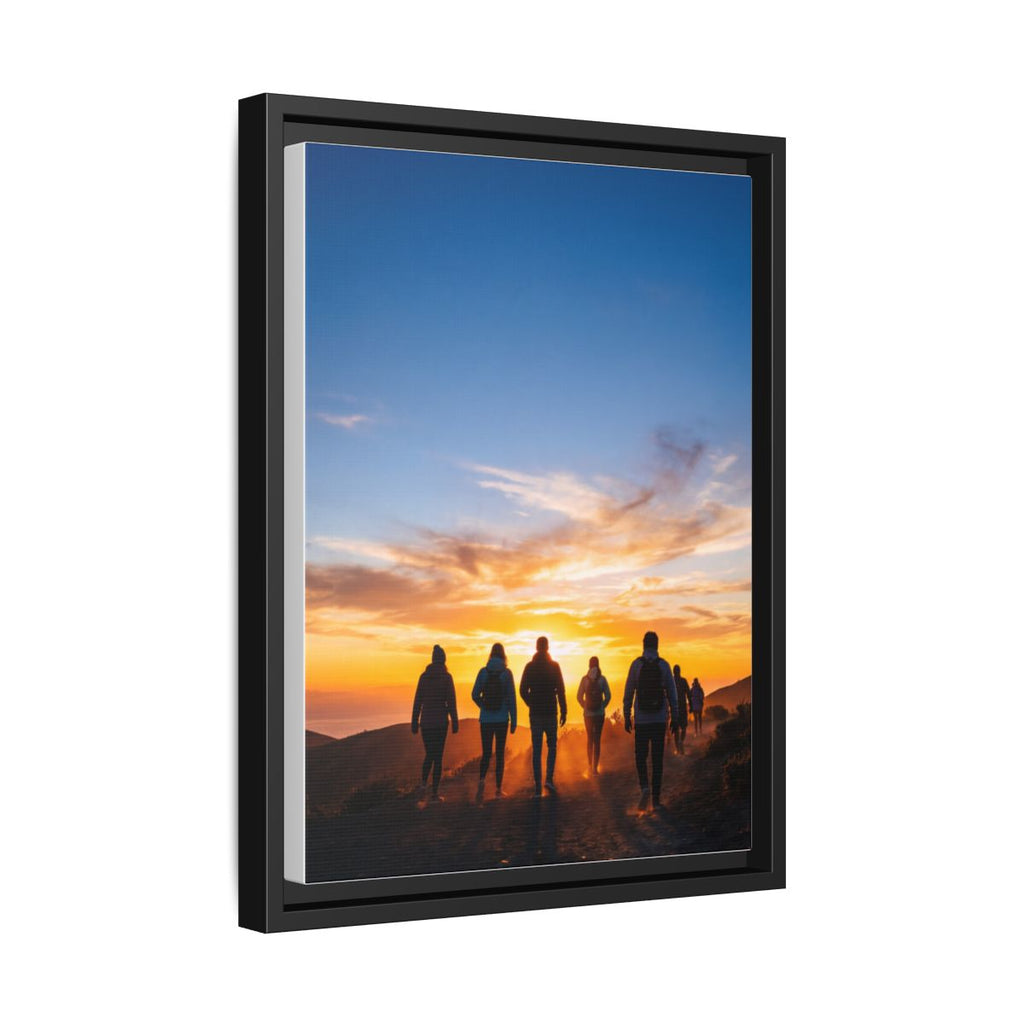 Matte Canvas, Framed - Epic Dawn Trek