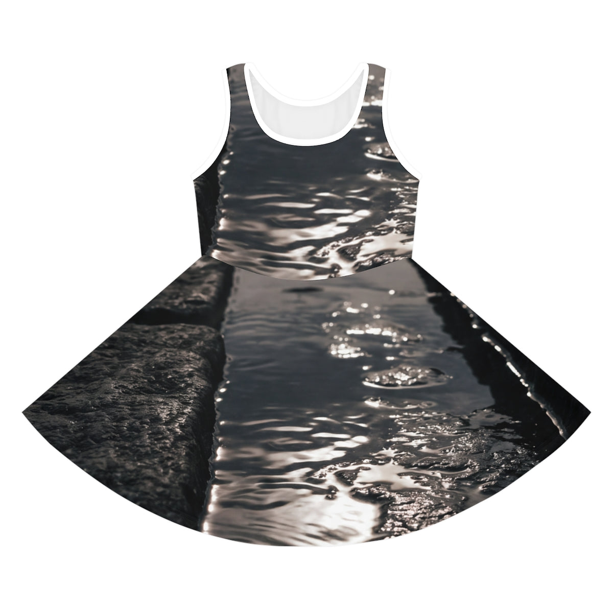 Girls' Sleeveless Sundress Solitary Noir City Art