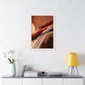Framed Vertical Poster - Silk Silhouette — White (11×14... |...