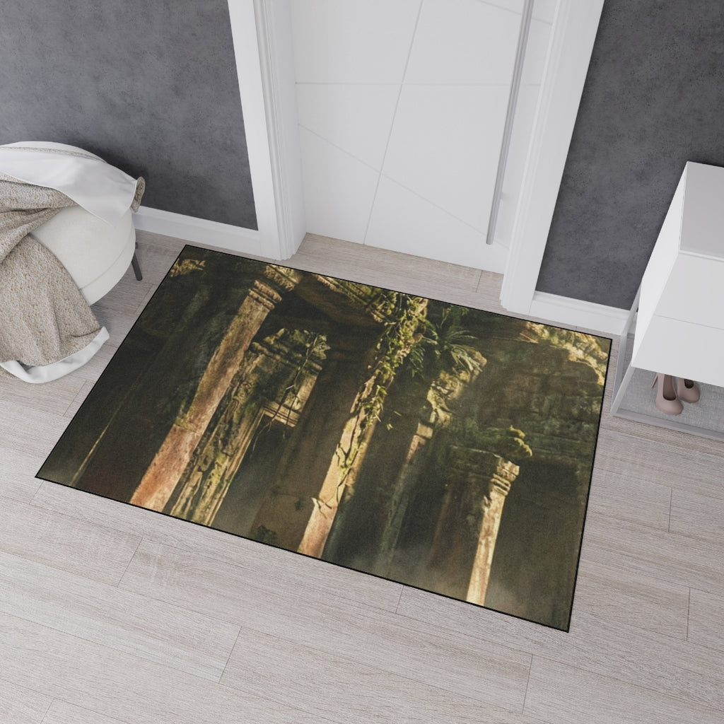 Heavy Duty Floor Mat - Temple Gate | Echovira Gallery