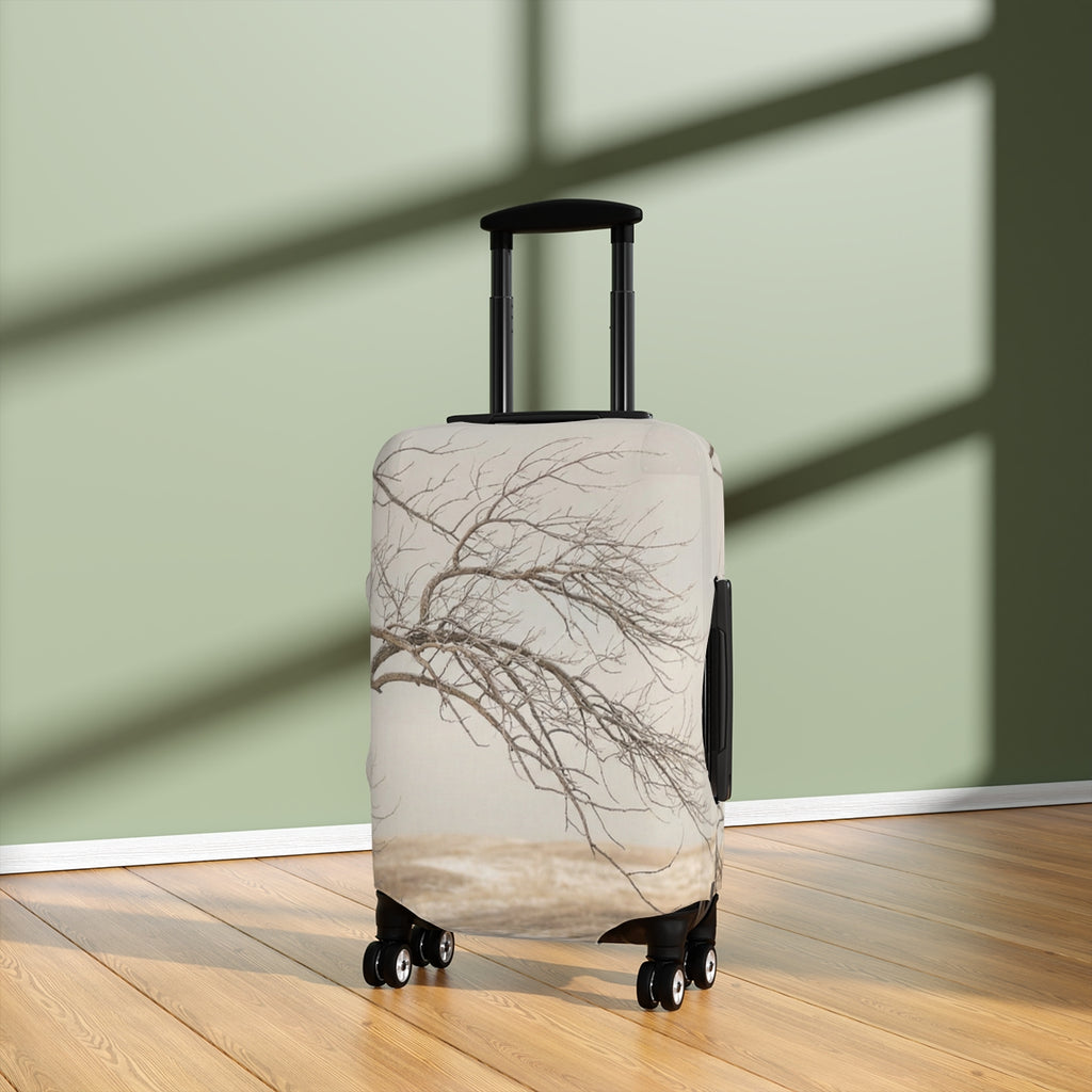 Luggage Cover - Serene Minimalist Tree